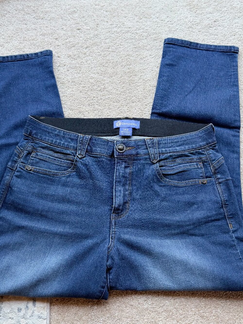Democracy "Ab"solution Dark Wash Jeans Tummy Control- 14P